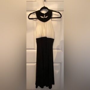 Jessica Howard, beaded halter neckline, dress size 12.